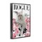 Stupell Industries Funny Floral Cat Magazine Framed Giclee, design by Sasha